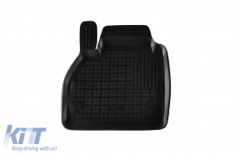 Specific rubber mats suitable for Renault Kangoo 2008-2021, 3-piece set, black color-image-6216047