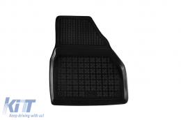 Specific rubber mats suitable for Renault Kangoo 2008-2021, 3-piece set, black color-image-6216048