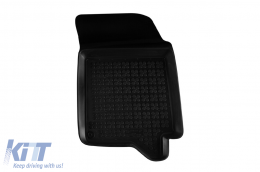 Specific rubber mats suitable for Renault Laguna 2001-2007, 4-piece set, black color-image-6216066