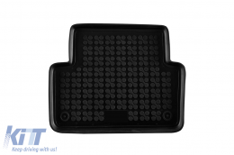 Specific rubber mats suitable for Renault Laguna 2001-2007, 4-piece set, black color-image-6216067