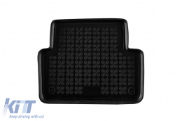 Specific rubber mats suitable for Renault Laguna 2001-2007, 4-piece set, black color-image-6216068
