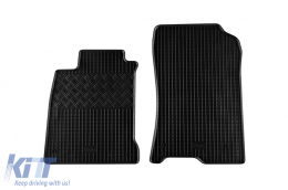 Specific rubber mats suitable for Renault Laguna hatchback, wagon after 2007, 4-piece set, black color-image-6228750