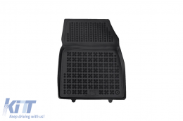 Specific rubber mats suitable for Renault Megane E-Tech after 2022, 3-piece set, black color-image-6216157