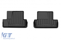 Specific rubber mats suitable for Renault Megane Sport Coupe 2008-2011, 4-piece set, black color, with 24-month warranty-image-6223177