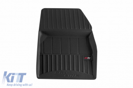 Specific rubber mats suitable for Renault Megane E-Tech after 2022, 4-piece set, black color, with 24-month warranty-image-6223782