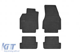 Specific rubber mats suitable for Renault Megane 2002-2006, 4-piece set, black color from Frogum El Toro series - ABFMR6019162
