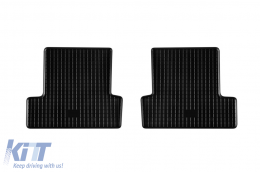 Specific rubber mats suitable for Renault Megane hatchback after 2009, 4-piece set, black color-image-6248918