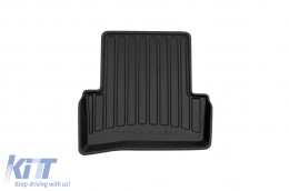 Specific rubber mats suitable for Renault Modus 2004-2012, 4-piece set, black color, with 24-month warranty-image-6222855