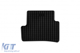 Specific rubber mats suitable for Renault Modus 2004-2012, 4-piece set, black color from Frogum El Toro series-image-6250713