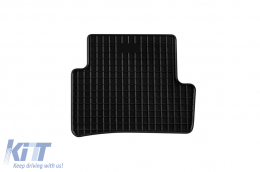 Specific rubber mats suitable for Renault Modus 2004-2012, 4-piece set, black color from Frogum El Toro series-image-6250714