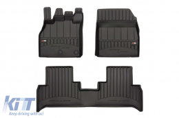 image-57-Specific rubber mats suitable for Renault Scenic, Grand Scenic 2009-2016, 3-piece set, black color, with 24-month warranty