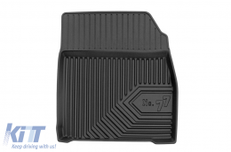 Specific rubber mats suitable for Renault Scenic, Grand Scenic 2009-2016, 3-piece set, black color-image-6226938