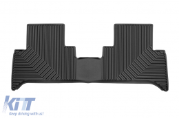 Specific rubber mats suitable for Renault Scenic, Grand Scenic 2009-2016, 3-piece set, black color-image-6226939