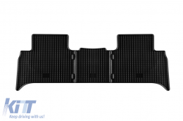Specific rubber mats suitable for Renault Scenic, Grand Scenic with tunnel after 2009, 5 doors, 5-piece set, black color-image-6228757