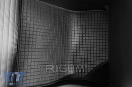 Specific rubber mats suitable for Renault Scenic, Grand Scenic after 2016, 5-piece set, black color-image-6229013