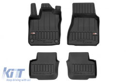 image-44-Specific rubber mats suitable for Renault Twingo III, Smart ForFour II after 2014, 4-piece set, black color, with 24-month warranty