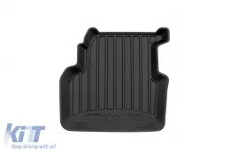 Specific rubber mats suitable for SAAB 9-3 II 2002-2015, 4-piece set, black color, with 24-month warranty from Frogum 3D ProLine series.-image-6222981