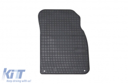 Specific rubber mats suitable for Saab 9-3 2002-2011, 4-piece set, black color from Frogum El Toro series-image-6230664