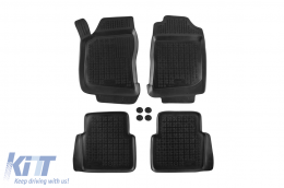 image-73-Specific rubber mats suitable for Saab 9-5 1997-2009, 4-piece set, black color