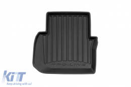 Specific rubber mats suitable for Saab 9-5 1997-2009 from Frogum 3D ProLine series, 4-piece set, black color, with 24-month warranty-image-6223117