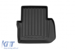 Specific rubber mats suitable for Saab 9-5 1997-2009 from Frogum 3D ProLine series, 4-piece set, black color, with 24-month warranty-image-6223118