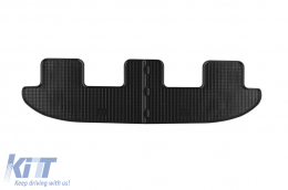 Specific rubber mats suitable for Seat Alhambra, VW Sharan after 2010, 7 seats, 6 parts, black-image-6228827