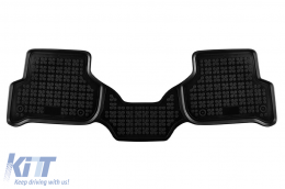 Specific rubber mats suitable for Seat Altea XL 2006-2015, 3-piece set, black color-image-6216174