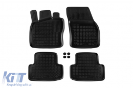 image-29-Specific rubber mats suitable for Seat Ateca after 2016, 4-piece set, black color