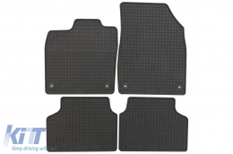 Specific rubber mats suitable for Seat Cupra Born after 2021, 4-piece set, black color - ABFMC6018526