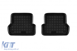 Specific rubber mats suitable for Seat Exeo 2008-2013, 4-piece set, black color-image-6216181