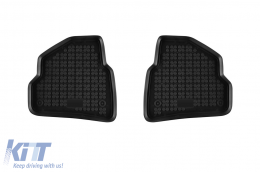 Specific rubber mats suitable for Seat Ibiza 2008-2017, 4-piece set, black color-image-6216165