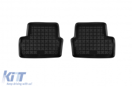 Specific rubber mats suitable for Seat Ibiza, Arona after 2017, 4-piece set, black color-image-6216194