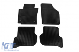 image-27-Specific rubber mats suitable for Seat Leon 2005-2012, 4-piece set, black color