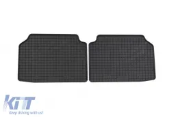 Specific rubber mats suitable for Skoda Enyaq I.V. after 2021, 4-piece set, black color-image-6216902