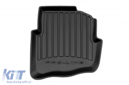 Specific rubber mats suitable for Skoda Fabia 1999-2008 from Frogum 3D ProLine series, 4-piece set, black color, with 24-month warranty-image-6220697