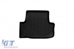 Specific rubber mats suitable for Skoda Karoq after 2017, 4-piece set, black color-image-6226506
