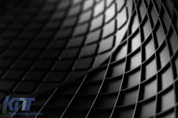 Specific rubber mats suitable for Skoda Karoq after 2017, 4-piece set, black color-image-6249688