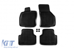 image-63-Specific rubber mats suitable for Skoda Octavia 2013-2019, Octavia after 2019, 4-piece set, black color