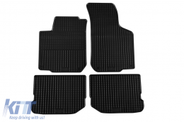 Specific rubber mats suitable for Skoda Octavia sedan 1997-2004, wagon 1997-2010, 4-piece set, black color - ABFMS6016556