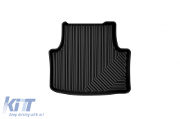 Specific rubber mats suitable for Skoda Octavia 2013-2019, Octavia after 2019, 4-piece set, black color-image-6226501