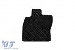 Specific rubber mats suitable for Skoda Octavia 2013-2020, Octavia after 2020, 4-piece set, black color-image-6249024