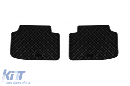 Specific rubber mats suitable for Skoda Octavia 2013-2020, Octavia after 2020, 4-piece set, black color-image-6249026