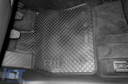 Specific rubber mats suitable for Skoda Octavia 2013-2020, Octavia after 2020, 4-piece set, black color-image-6249027