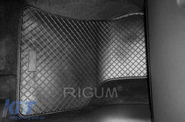 Specific rubber mats suitable for Skoda Octavia 2013-2020, Octavia after 2020, 4-piece set, black color-image-6249028