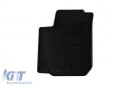 Specific rubber mats suitable for Skoda Octavia 1997-2004, 4-piece set, black color-image-6249448