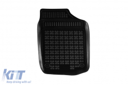 Specific rubber mats suitable for Skoda Rapid, Seat Toledo 2012-2019, 4-piece set, black color-image-6213517