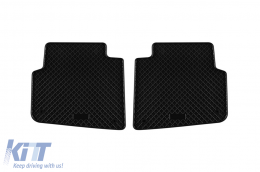 Specific rubber mats suitable for Skoda Roomster 2006-2015, 4-piece set, black color-image-6249058