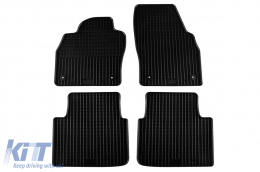 image-59-Specific rubber mats suitable for Skoda Scala, Kamiq after 2019, 4-piece set, black color