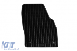Specific rubber mats suitable for Skoda Scala, Kamiq after 2019, 4-piece set, black color-image-6216883