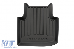 Specific rubber mats suitable for Skoda Superb after 2015, 4-piece set, black color, with 24-month warranty-image-6220639